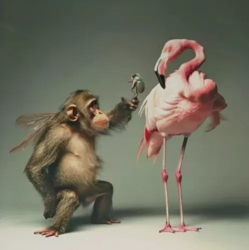 MondiLab Want to be friends 80x80 cm (106094)