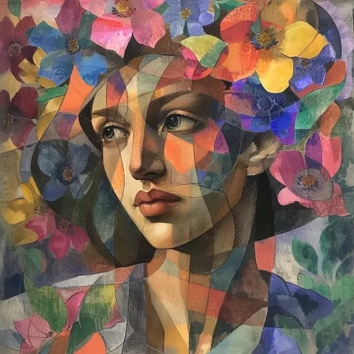 Cubistica  100x100 cm