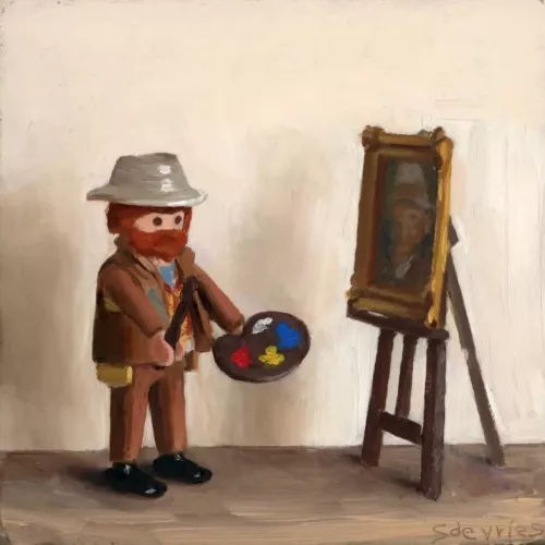 MondiLab Playmobil van Gogh  100x100 cm (106201)