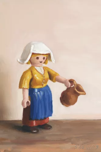 MondiLab Playmobil Melkmeisje  80x120 cm (106202)