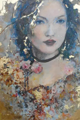Woman Gold 80x120 cm