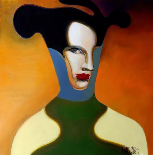 Bust #8 120x120 cm