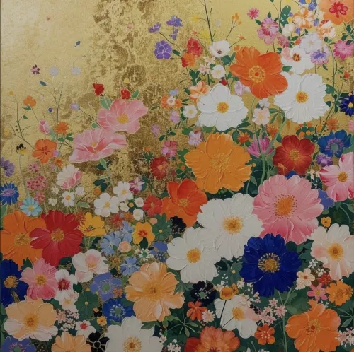 Colorful  120x120 cm