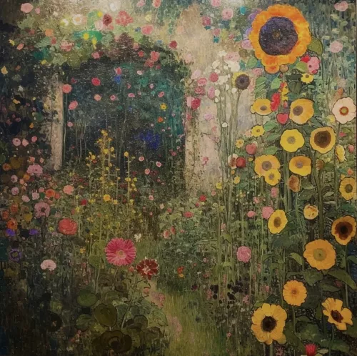 Bursted 100x100 cm