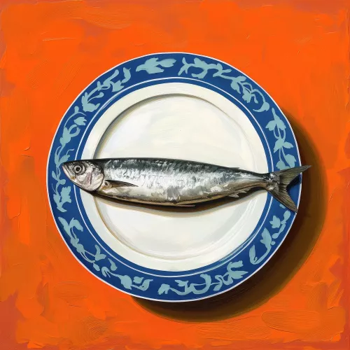 Sardine 80x80 cm