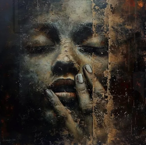 Silence  100x100 cm