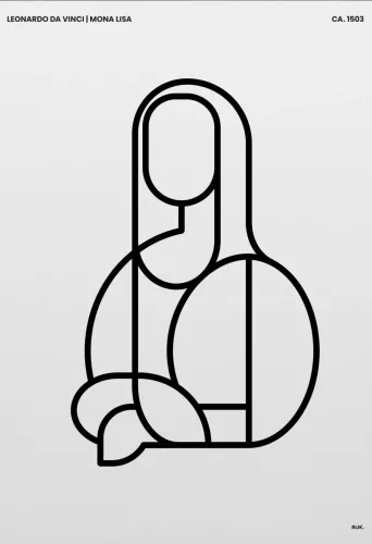 Mona Lisa 80x120 cm 