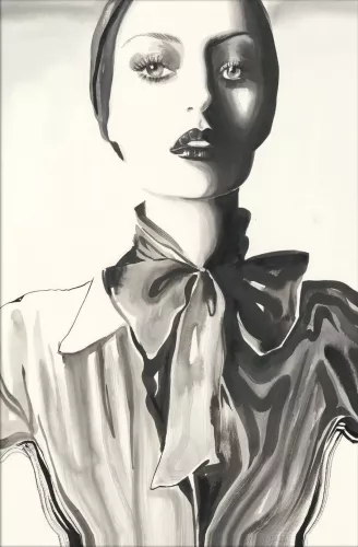 Black and white  120x180 cm