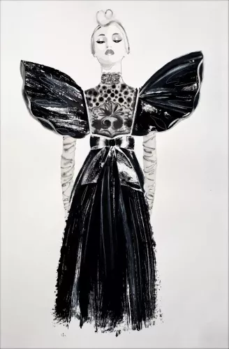 Victor the wolve  80x120 cm