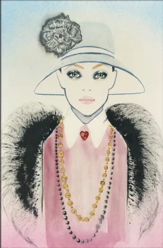 Amber eyes  80x120 cm
