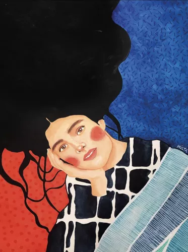 Talking Backwards 80x120 cm