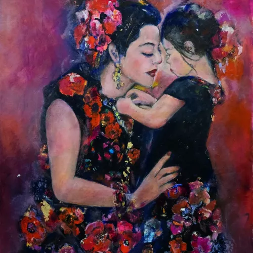 Lovely mom 80x80 cm