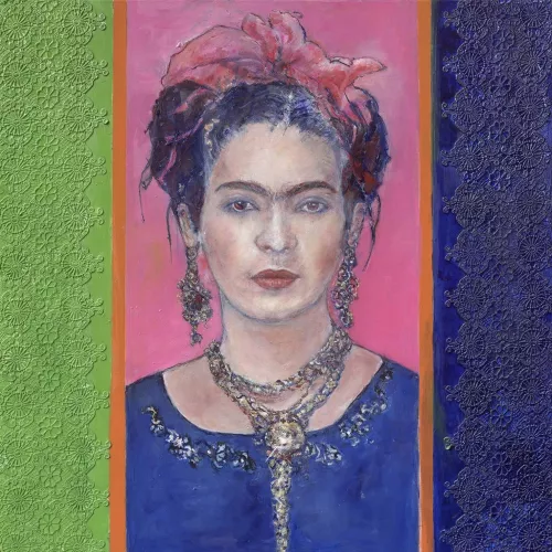 Frida's sister 100x100 cm