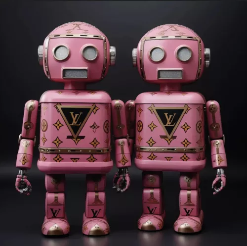 Laurent & Yves  120x120 cm