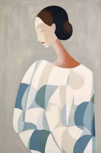 Abstract woman 1  120x180 cm