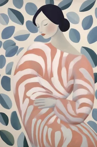 Abstract woman 2  80x120 cm
