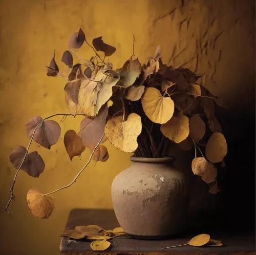 Fall still  100x100 cm